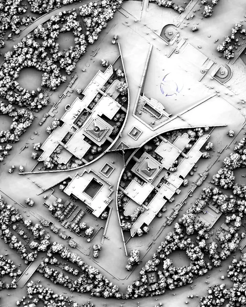 [OC] Fragments from my collection of very detailed shaded maps of cities