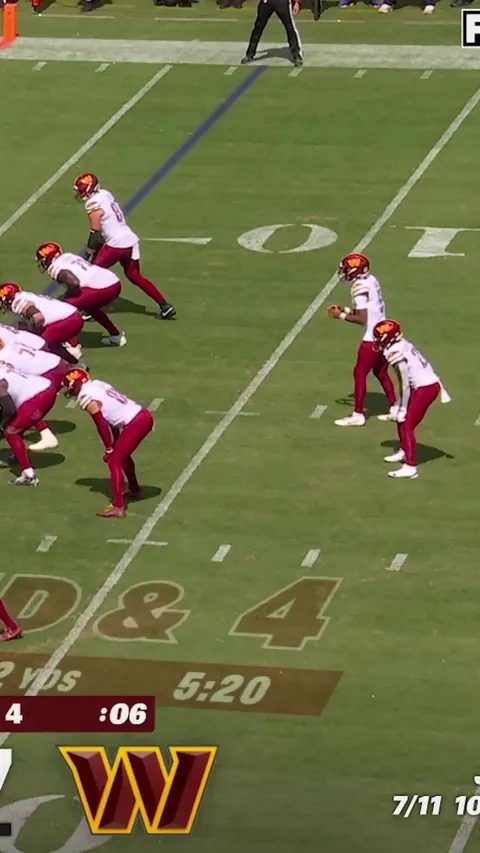 [Highlight] Terry McLaurin retrieves football after Jacory Croskey-Merritt scores first career touchdown