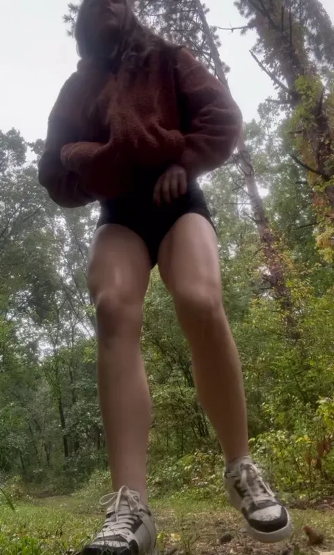 Orgasm…Outside… In The Rain…