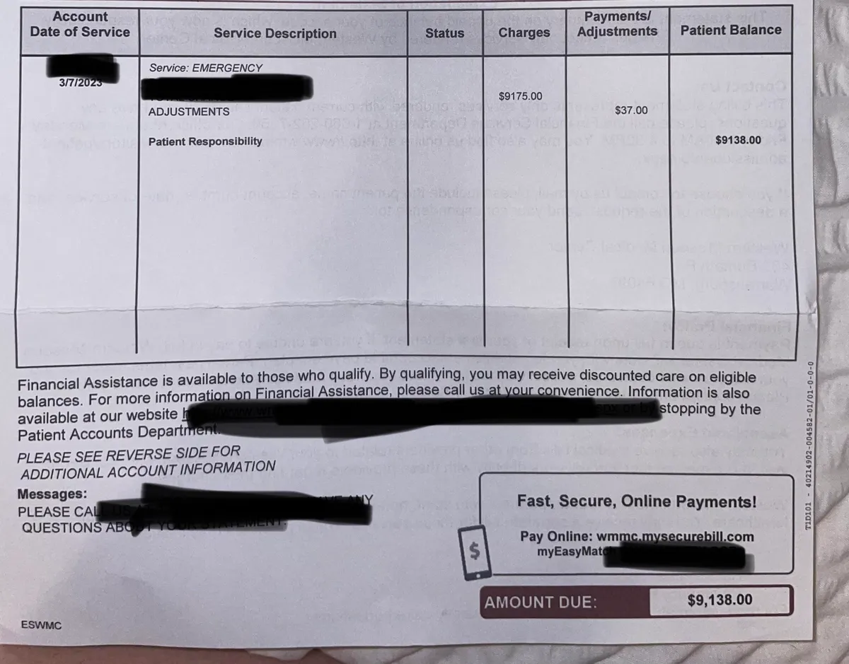 Got charged 9k for doctor to tell me it was just period cramps, and after going to another doctor it was a ruptured ovarian cyst