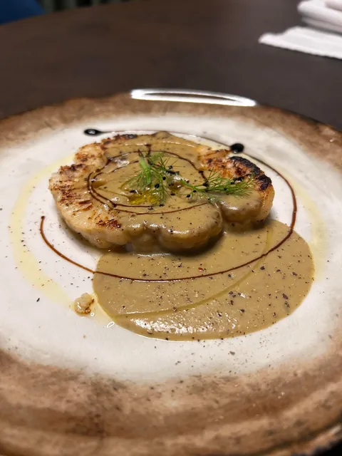 [homemade] Cauliflower steak with leek sauce