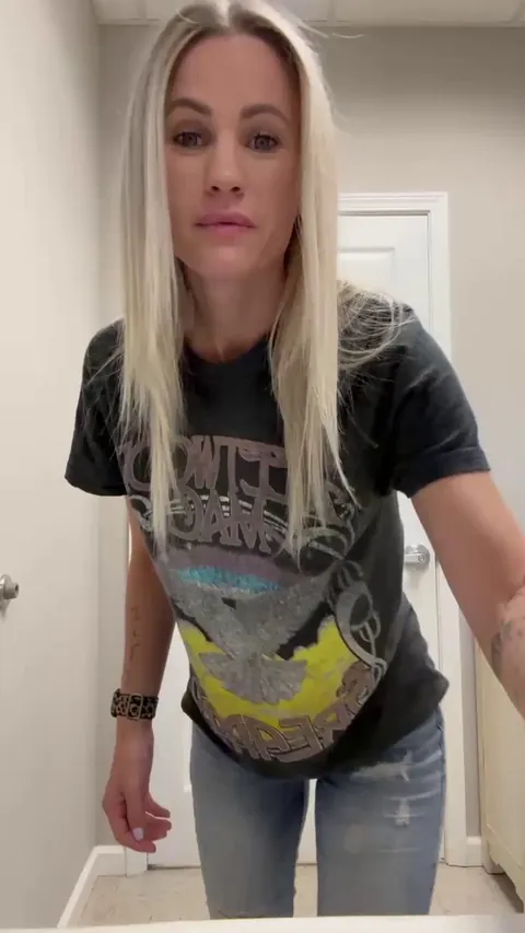 Casual Friday work strip for my milf lovers
