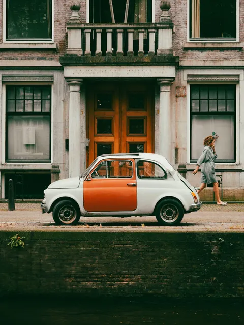 ITAP of a car in Amsterdam