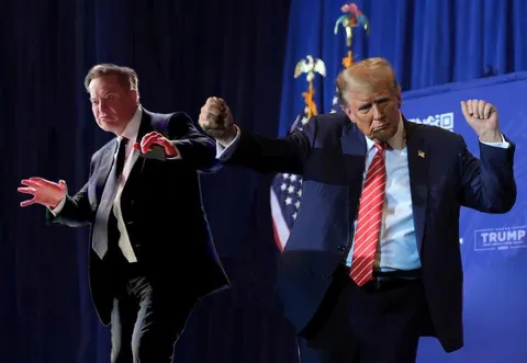 PsBattle: Musk and Trump dancing at rally