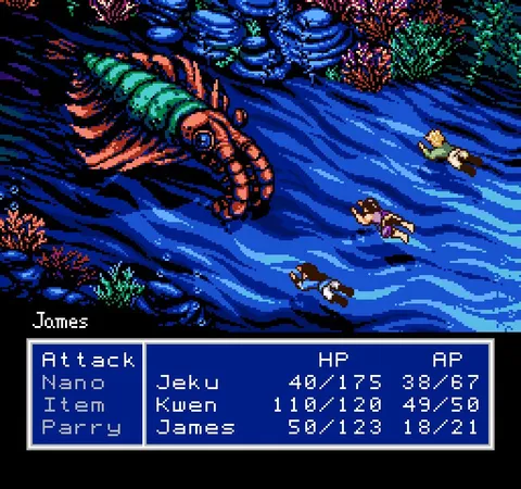 Underwater boss battle from our upcoming game