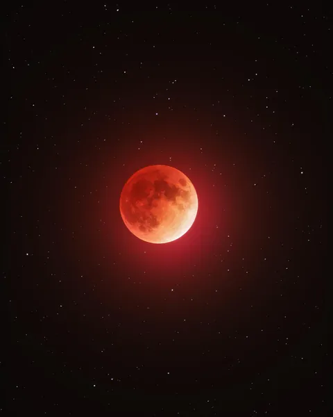 Tonight’s blood moon from Texas, USA