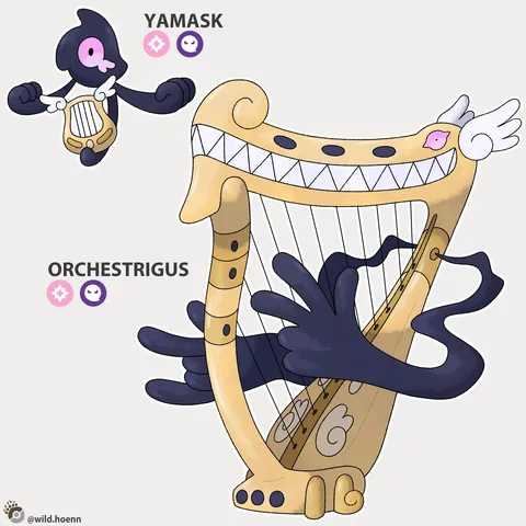 I designed a Yamask of every type!