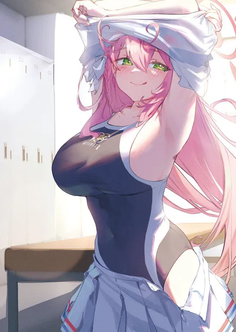 Hanako in the changing room (KOKKO / _kokokokko)