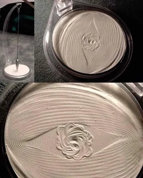 When a 6.8 earthquake hit Olympia, Washington in 2001, a shop owner found that a sand-tracing pendulum recorded the vibrations.