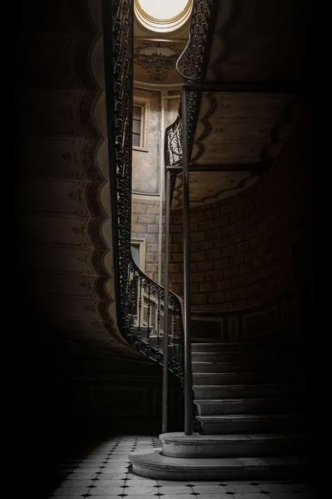 ITAP of an old staircase in Tbilisi