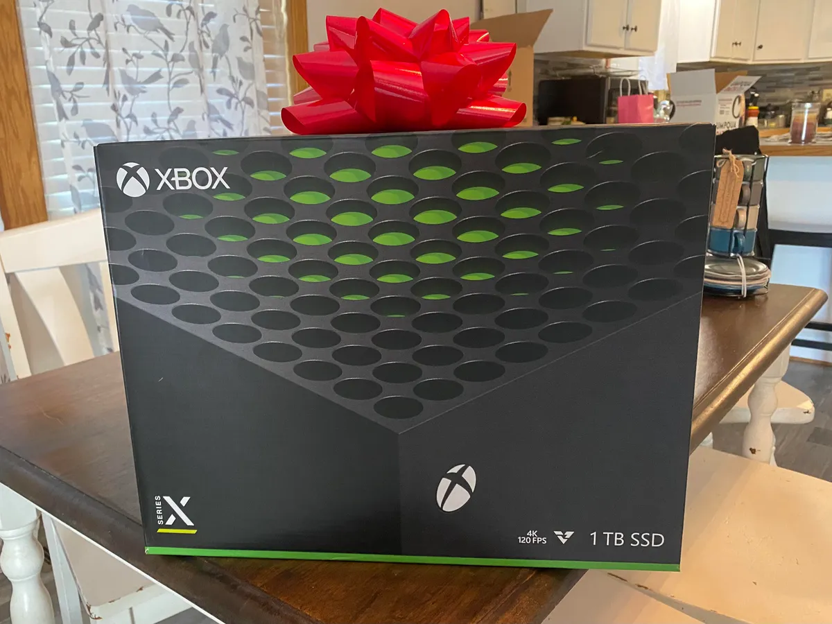 Stood outside of my local GameStop for an hour to finally snag a new Xbox for my husband. He doesn’t know!