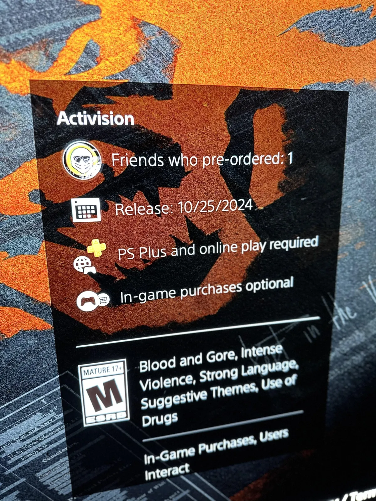 COD Black Ops 6 claiming I preordered to PlayStation friends when I haven’t