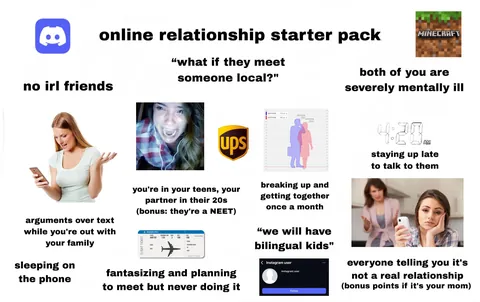 online relationship starter pack