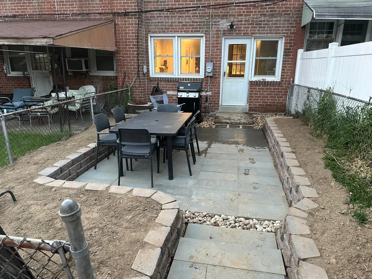 I built a patio