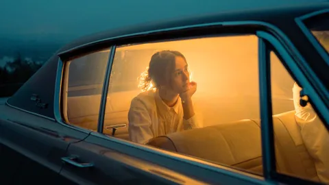 ITAP of a woman in the backseat