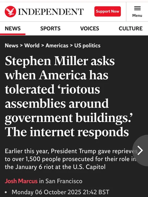 Stephen Miller asked, the internet answered and more.