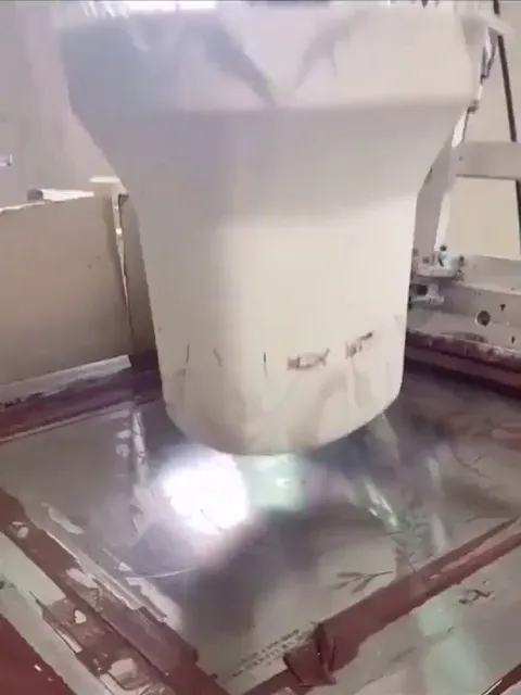 Imprinting designs on ceramics