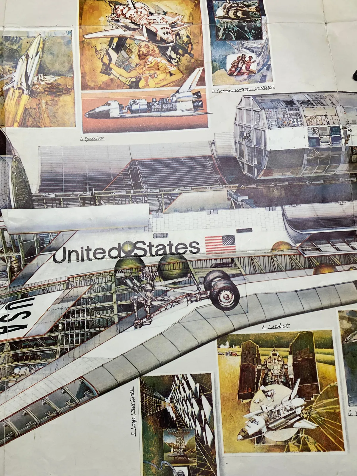 Space Shuttle poster i kept from grade school