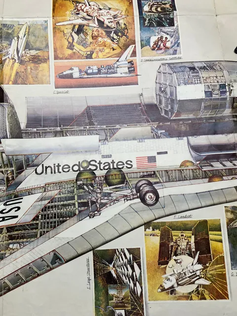 Space Shuttle poster i kept from grade school