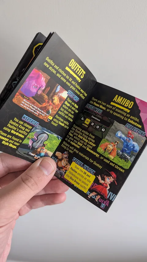 Custom Donkey Kong Bananza Manual