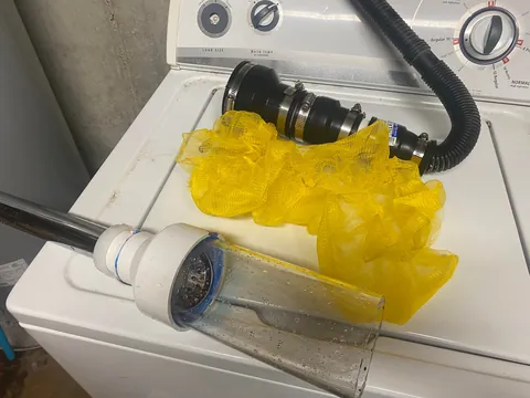 Homemade Washing Machine Drain Filter