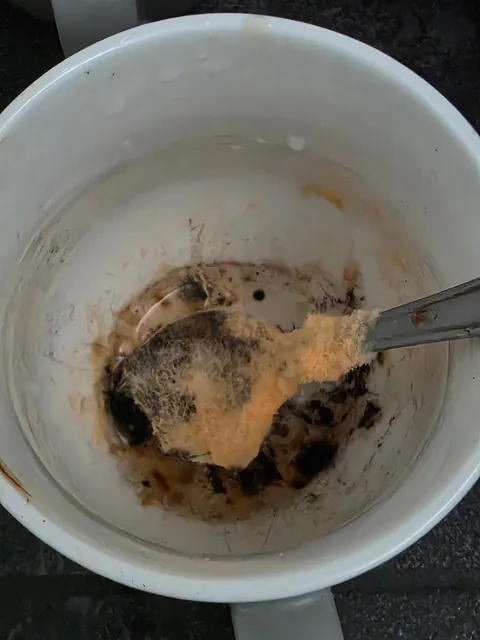 It was my turn to do the dishes at work