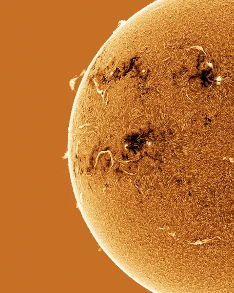 My first clear photo of the Sun this year: 1/17/2025