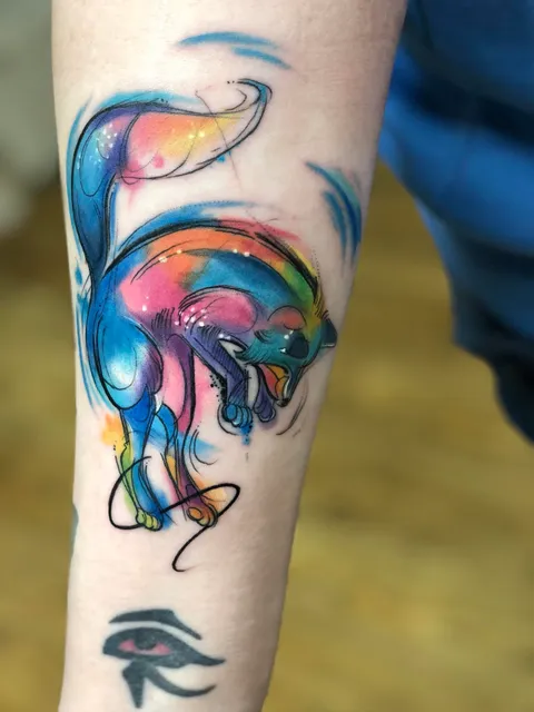 My latest tattoo...meet Mr Fox! Done by Lady Chappell at Painted Lady Tattoo Parlour, Birmingham UK