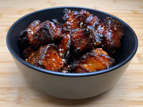 Pork shoulder burnt ends