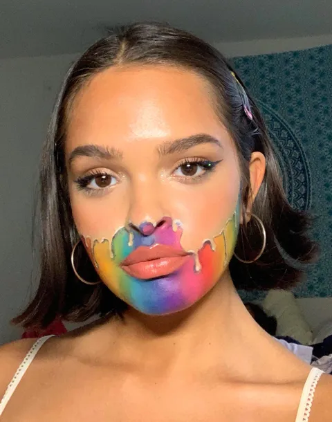 tried to capture the feeling of being in a family that has no idea you’re gay af 🌈