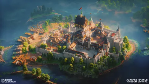 This castle took ~170 HOURS. Every room detailed!