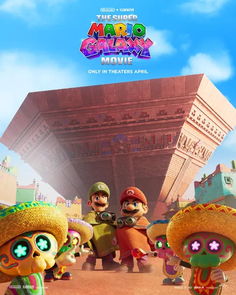 New official poster for 'The Super Mario Galaxy Movie'