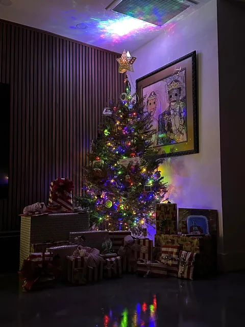 I woke up early to sit with Christmas before the chaos begins.