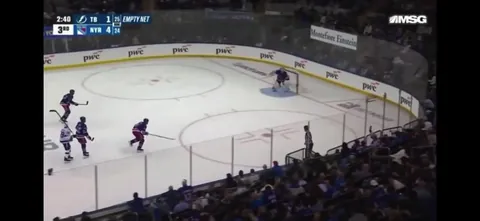 Igor Shesterkin scores the first goalie goal in New York Rangers history