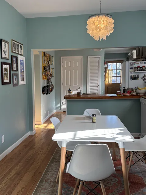 Sunny morning in my dining room/kitchen.