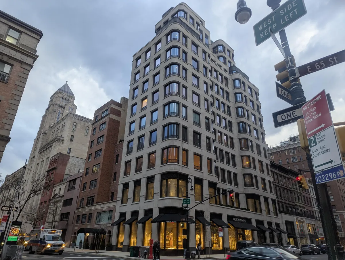 Brand new mixed use building in Manhattan