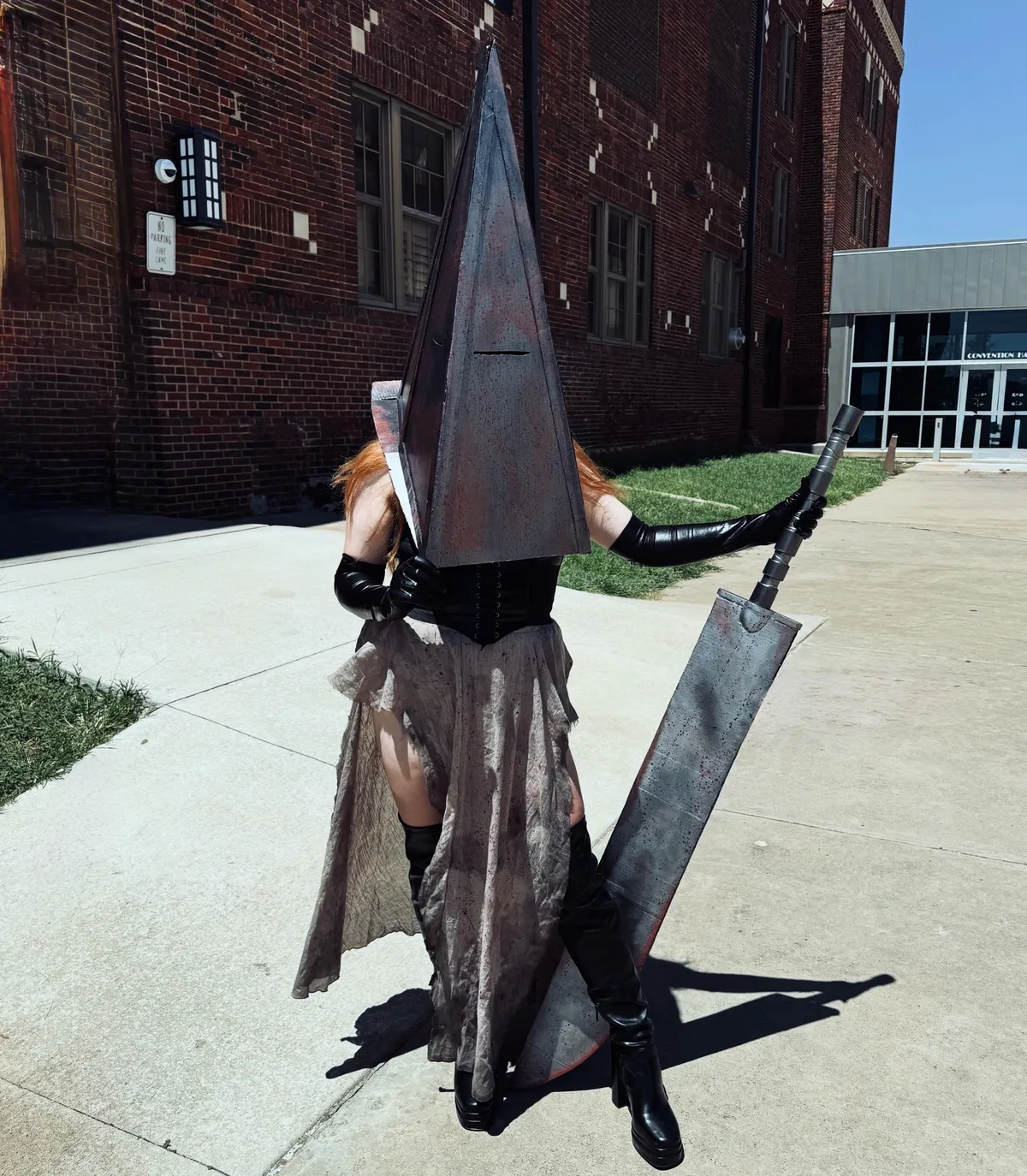 Lady Pyramid Head cosplay i recently wore to a con! 💜 [self]