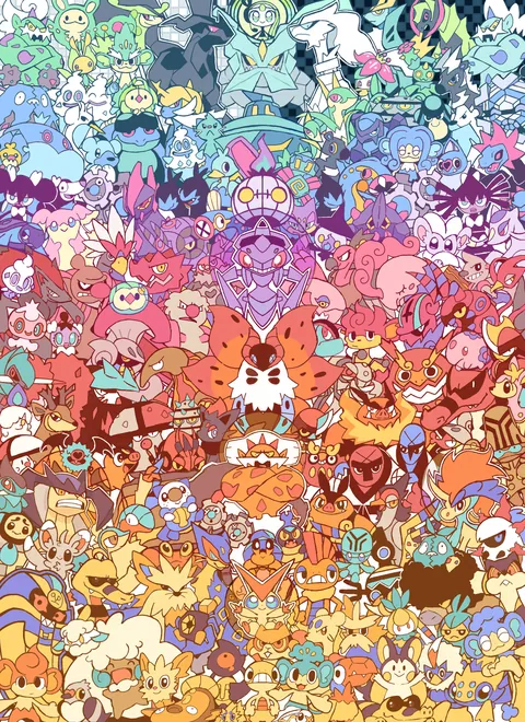 I drew all 156 Gen 5 pokemon! (OC)