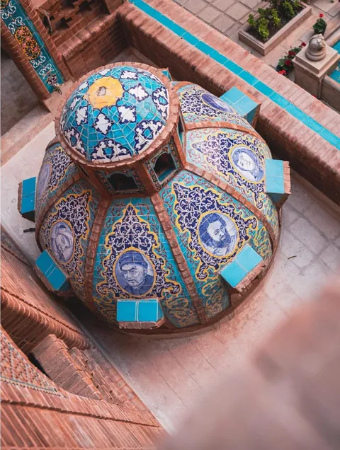 Youtab Hotel in Shiraz, Iran. Recently built in accordance with classical  Iranian Architecture