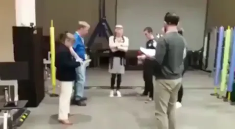 NASA astronaut Andrew Jay'Drew' Feustel after his return from 197 days in Space