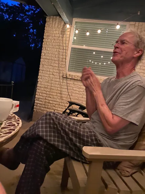 Update: showed up early with his favorite jelly donuts, Pops already had the good stuff brewed.