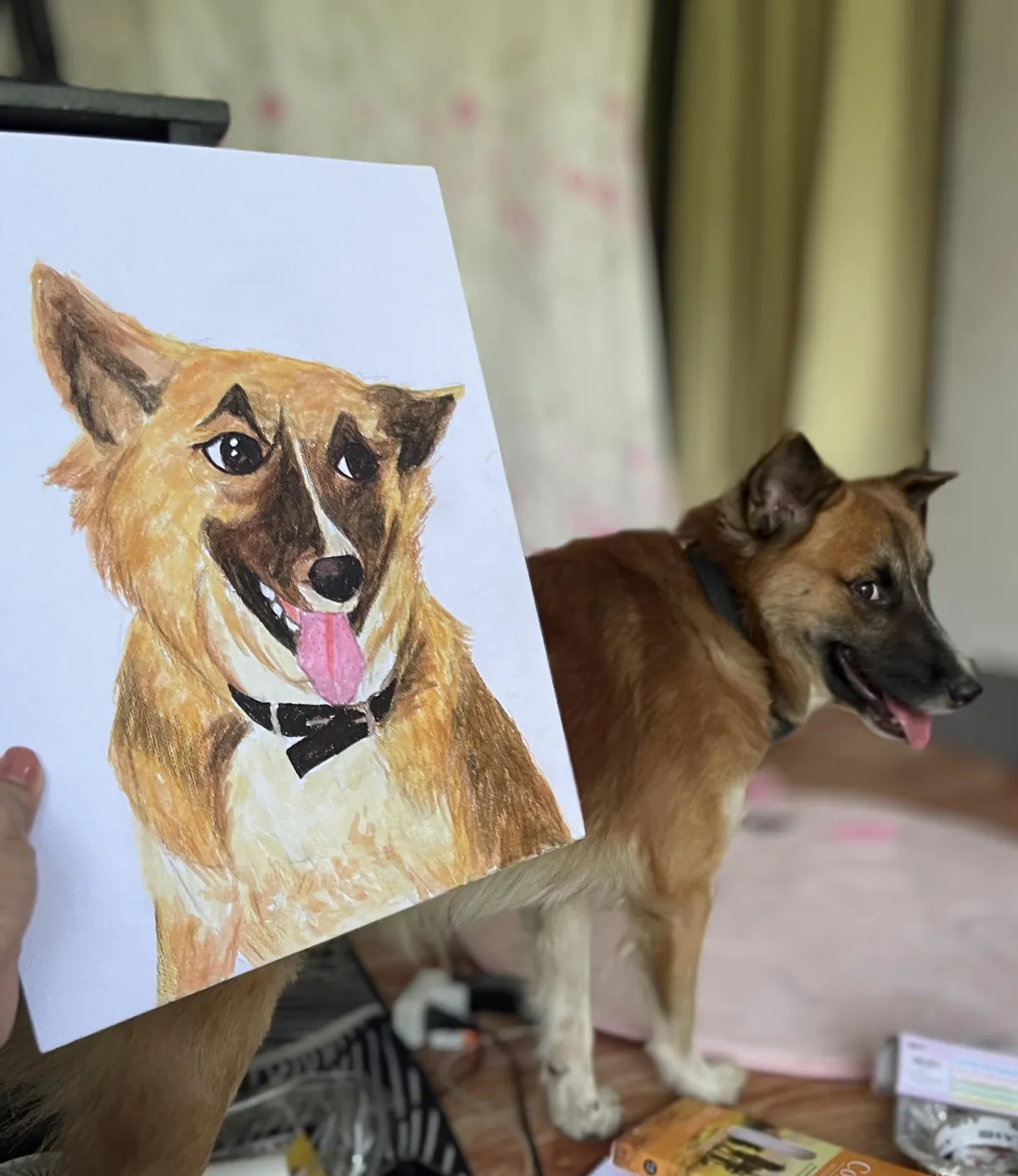 Tried to capture his essence. Mostly captured his eyebrow game [OC].