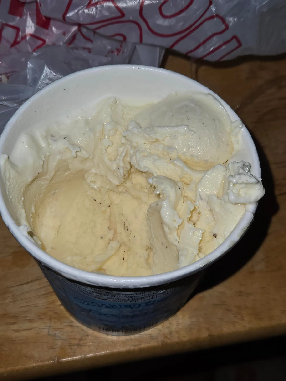My Ben &amp; Jerry's Min't Chocolate Cookie ice cream had no cookie chunks...