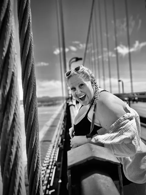 ITAP of my wife on our trip to San Francisco [Portrait] 