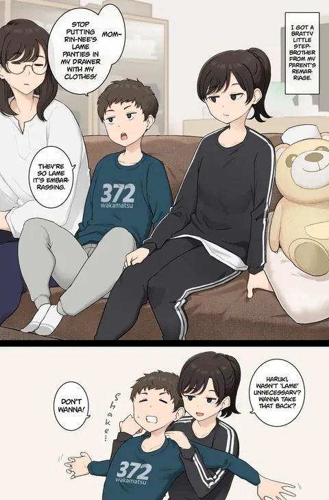 Older Step Sister Teaches Her Cheeky Little Step Brother A Lesson [Wakamatsu]