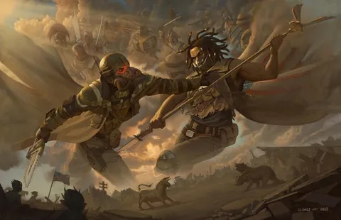 Fallout New Vegas, Deimos Art, digital painting, 2025