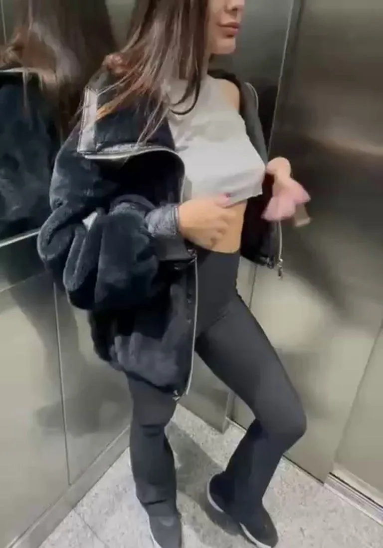 I would be so embarrassed if someone entered the elevator at that time