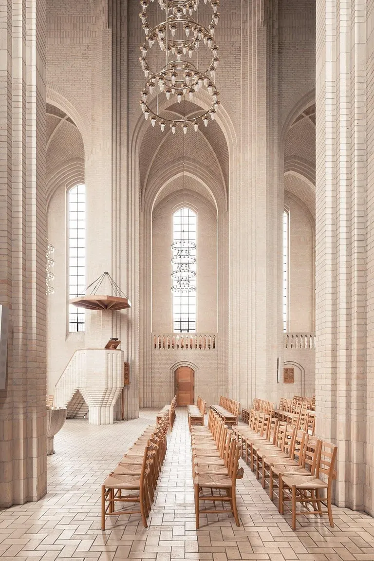 Grundtvig’s Church, Copenhagen 1940