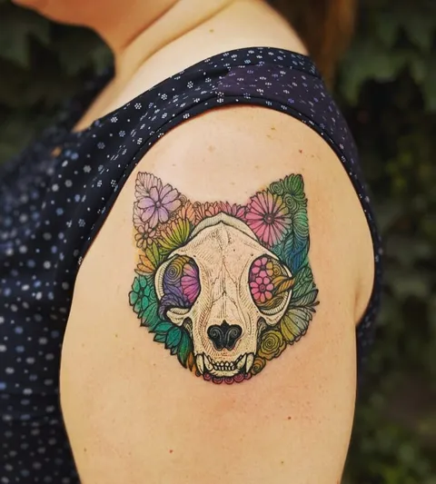 My new souvenir! Done by Dino Nemec, Lone Wolf in Columbus, Oh