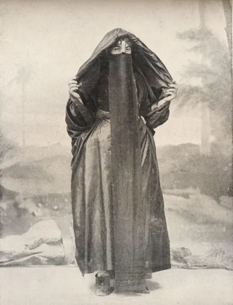 Photograph of a coptic (Christian) woman, 1918.